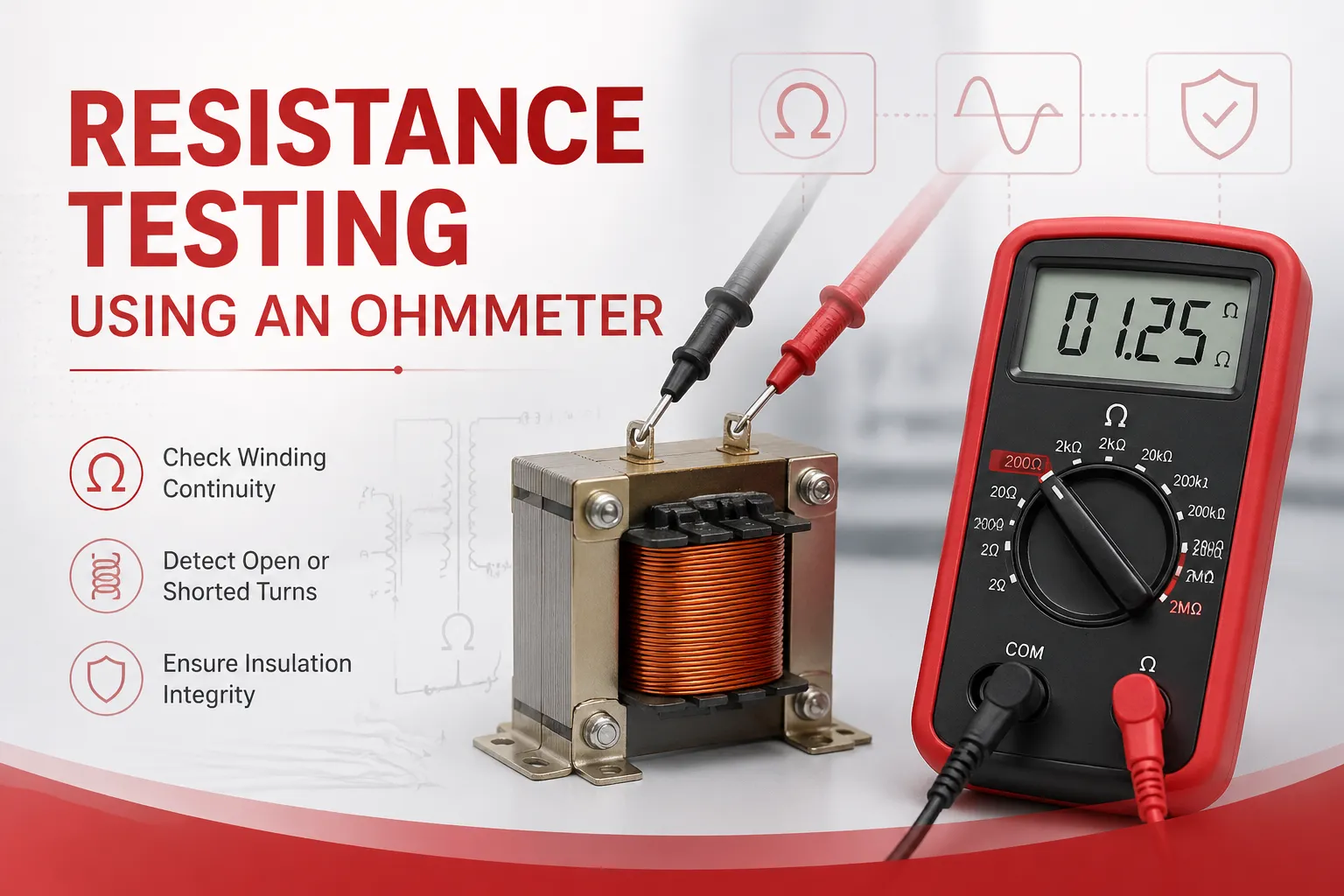 Resistance Testing using an Ohmmeter