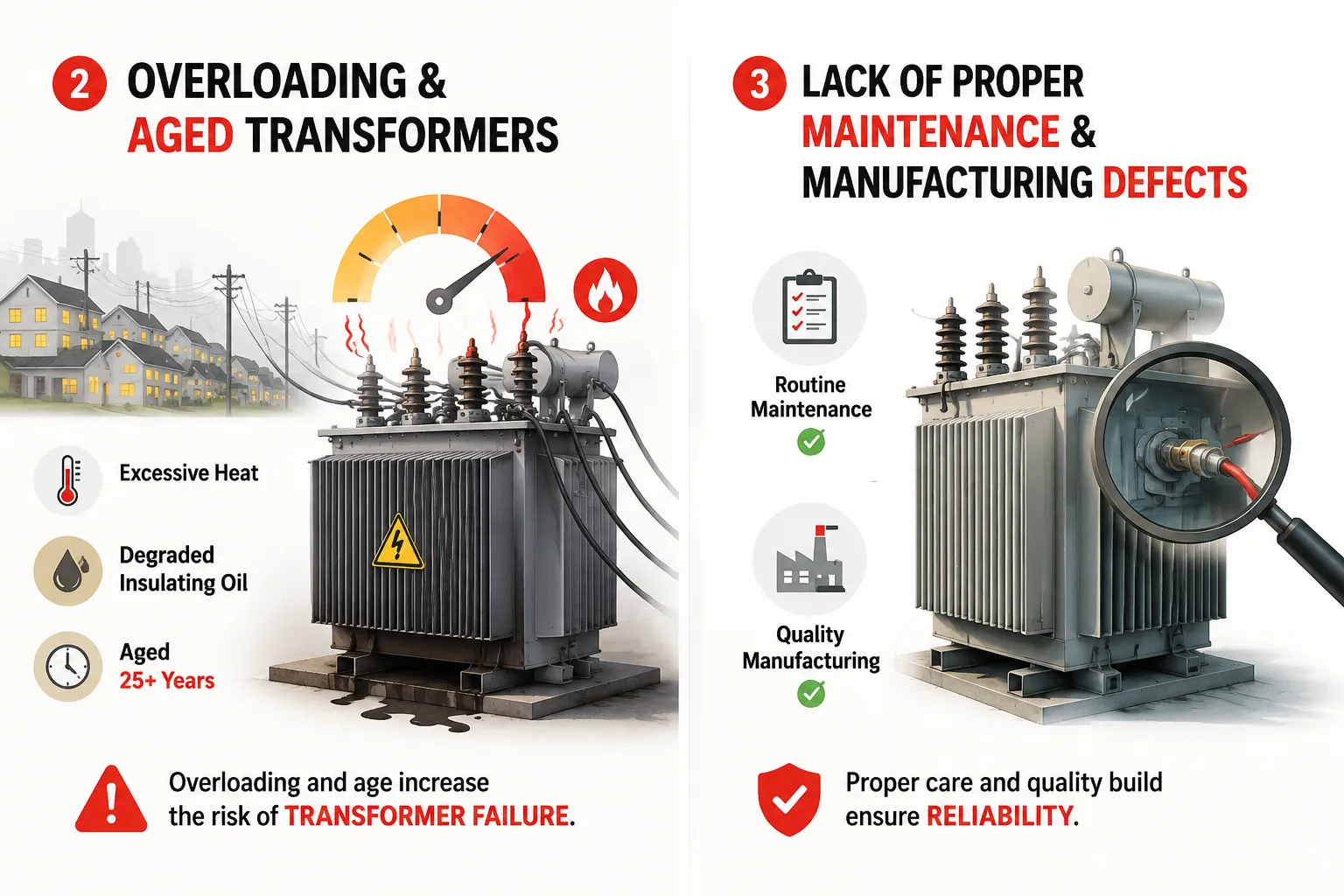 The Main Causes of Transformer Failures