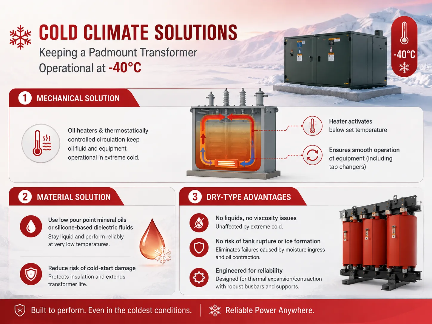 Cold Climate Solutions Keeping a Padmount Transformer Operational at -40°C