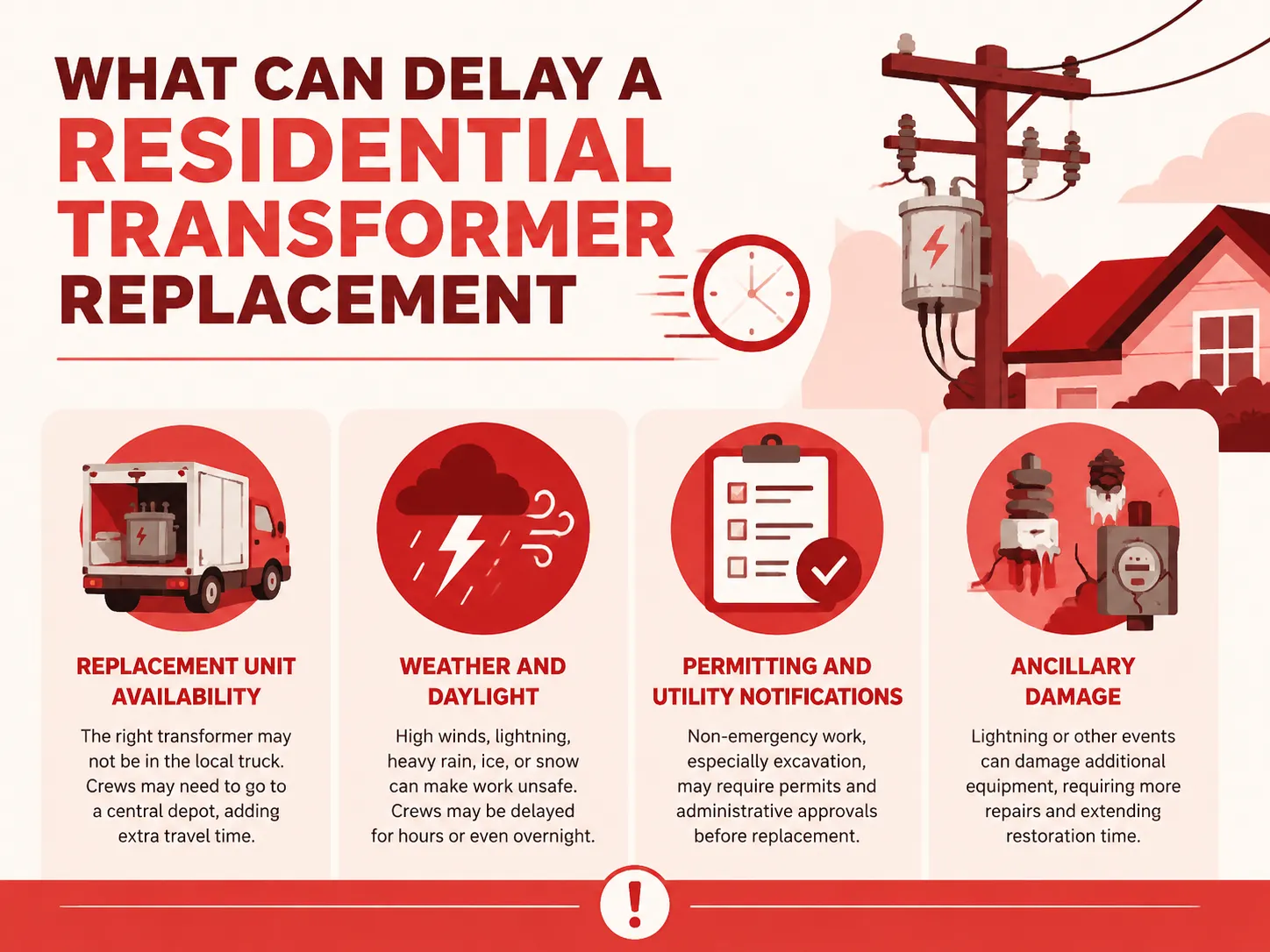 What Can Delay a Residential Transformer Replacement