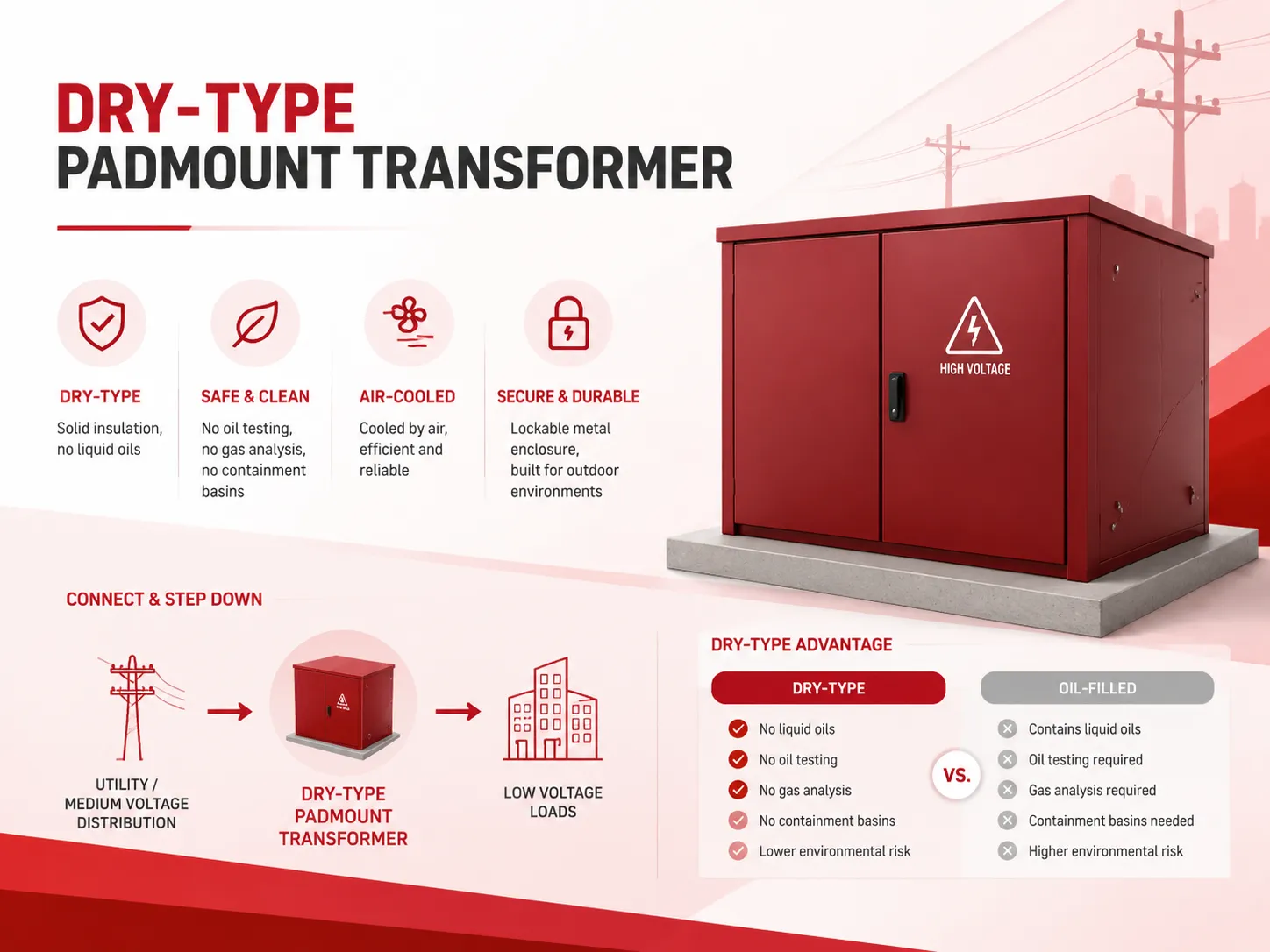 What Is a Dry-Type Padmount Transformer