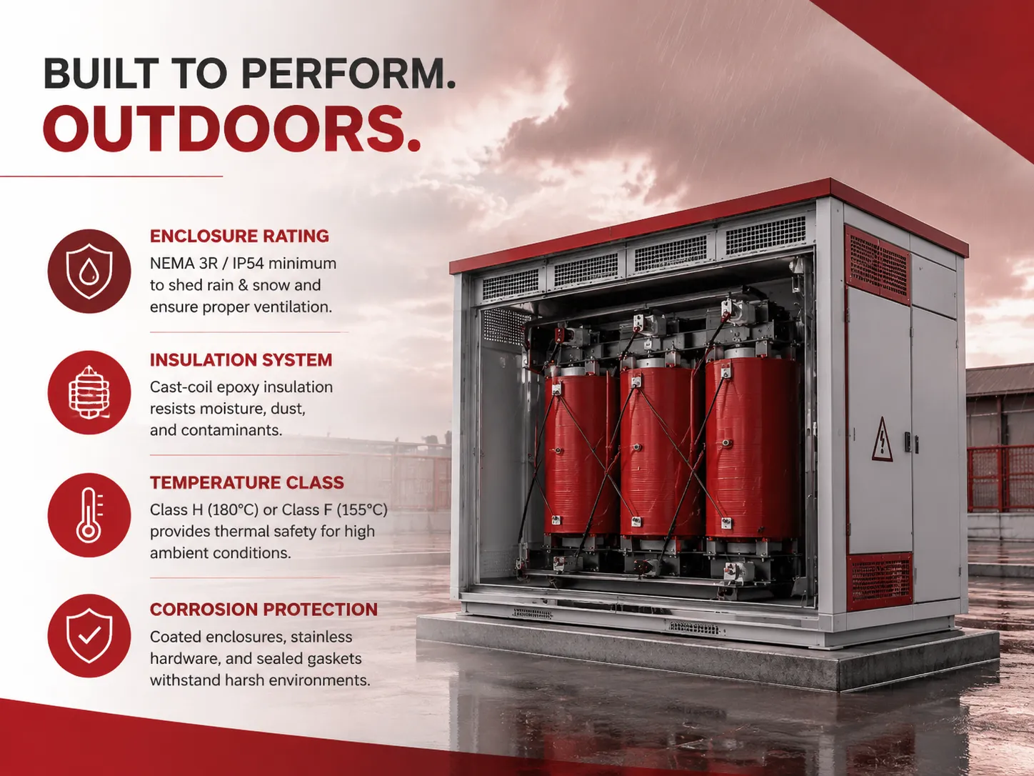 What Makes a Dry‑Type Transformer Suitable for Outdoor Use