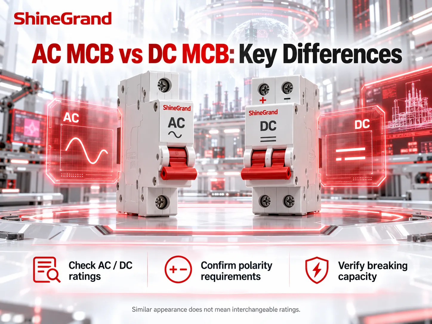 DC vs AC MCB Compatibility: What Engineers Must Know When Protecting Transformer Auxiliary Circuits