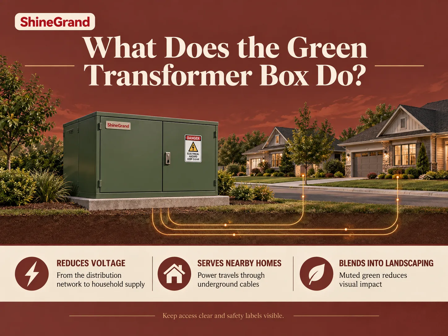 Let's find out what a green electric transformer box is