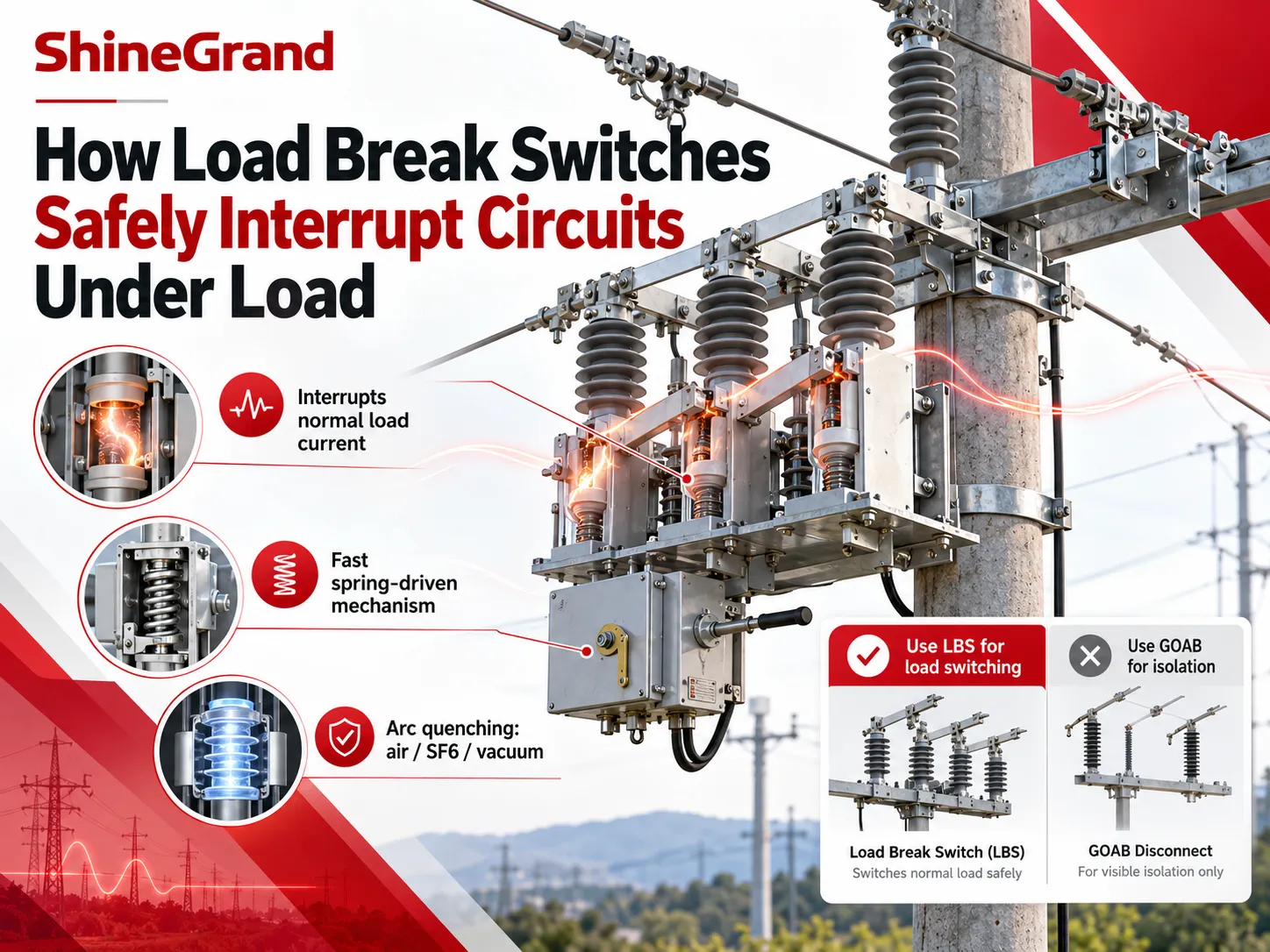 How Load Break Switches Safely Interrupt Circuits Under Load