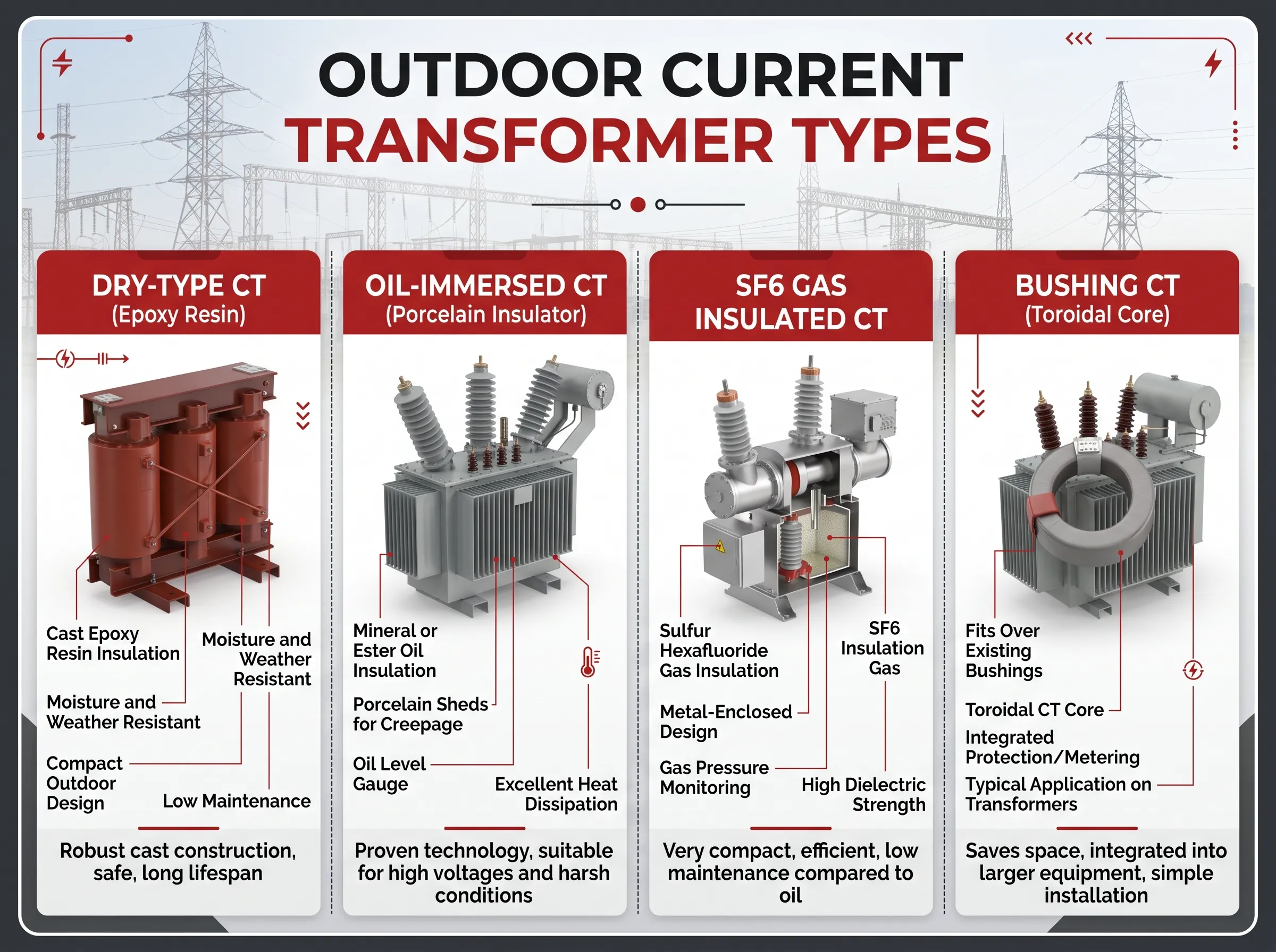 How Do High Voltage Outdoor Current Transformers Work, and How to Choose the Right One?