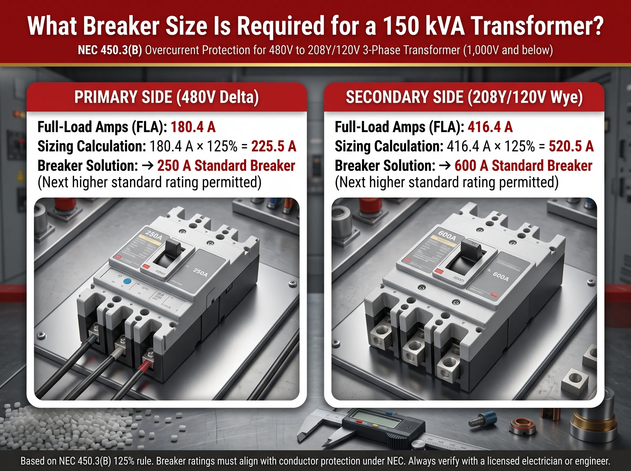 How Many Amps Is a 150 kVA Transformer Good For?