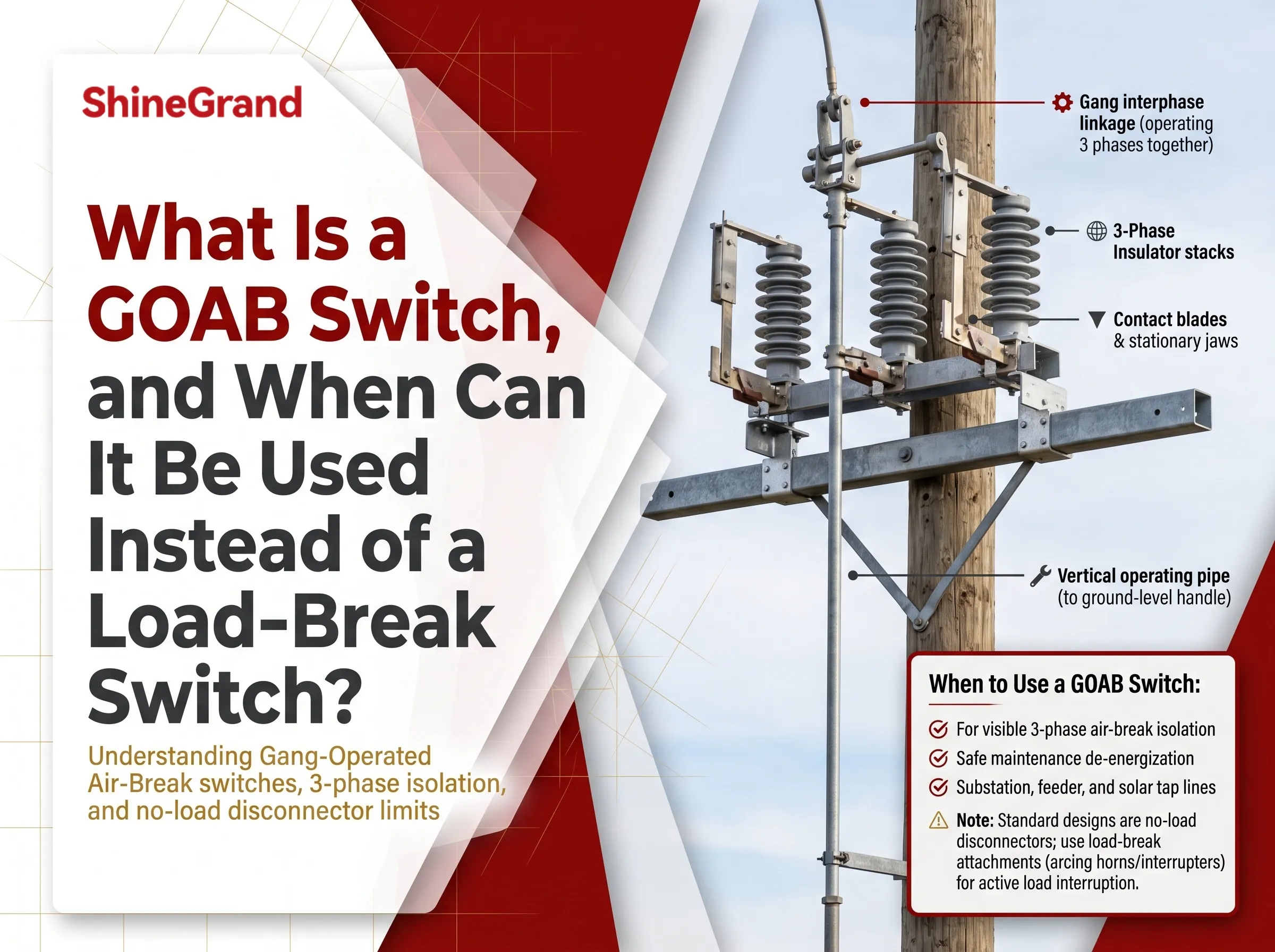 What Is a GOAB Switch, and When Can It Be Used Instead of a Load-Break Switch?
